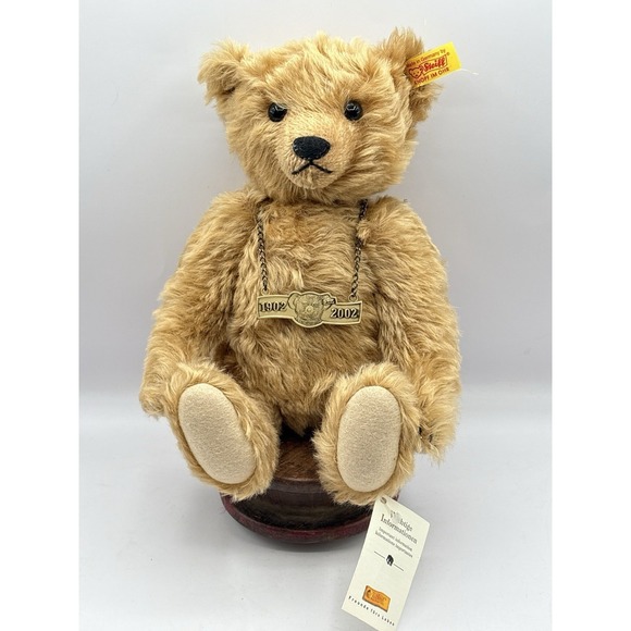steiff Jackets & Blazers - Steiff 100th Anniversary Teddy Bear 1902-2002 Danbury Mint Mohair Growler 666612